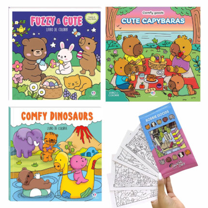 Coleção BICHOS INCRÍVEIS: 2 Livros + MINI SQUISH + BRINDE ESPECIAL (escolha seu brinde)