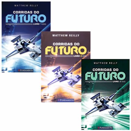 3 LIVROS - Coleção Corridas do Futuro + MINI SQUISH + BRINDE ESPECIAL (escolha seu brinde)